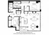 B7 North B7 North floor plan at The Bravern, Bellevue, WA